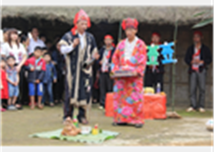 [Photo] Lễ mừng thọ của người Dao đỏ