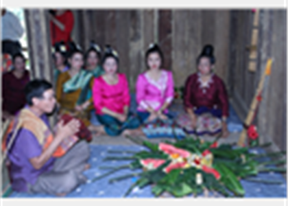 [Photo] Độc đáo Lễ mừng cơm mới của dân tộc Lào
