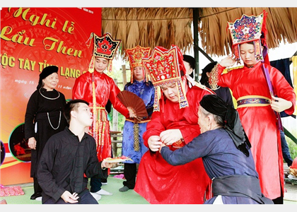 Mũ then cổ - Nét đẹp văn hóa dân tộc Tày, Nùng