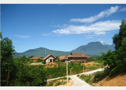 Không gian xanh Làng Văn hóa - Du lịch các dân tộc Việt Nam
