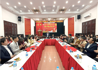 Ban Quản lý tổ chức gặp mặt, chúc mừng năm mới Xuân Ất Tỵ 2025
