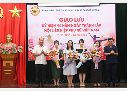 Giao lưu kỷ niệm 94 năm Ngày thành lập Hội Liên hiệp Phụ nữ Việt Nam