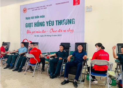 Ngày hội hiến máu - Giọt hồng yêu thương