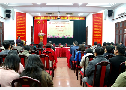 Hội nghị cán bộ, công chức, viên chức năm 2020