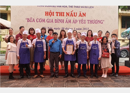 Công đoàn Ban Quản lý tham gia Hội thi nấu ăn 