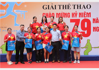 Giải Thể thao chào mừng kỷ niệm 79 năm Ngày truyền thống ngành Thể dục thể thao Việt Nam