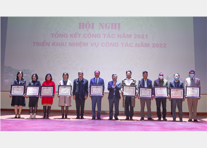  Hội nghị Tổng kết công tác năm 2021, Triển khai nhiệm vụ công tác năm 2022