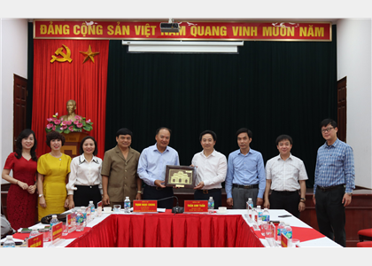 Ban quản lý làm việc với Lãnh đạo Thị xã Sơn Tây
