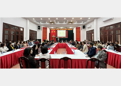 Đảng bộ Ban Quản lý Làng Văn hóa - Du lịch các tổ chức Hội nghị tổng kết công tác xây dựng Đảng năm 2023