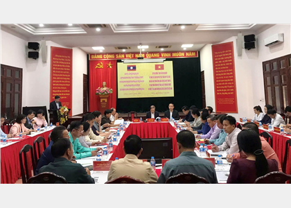 Lớp bồi dưỡng, trao đổi kinh nghiệm về công tác dân vận của Đoàn Ủy ban TW Mặt trận Lào xây dựng đất nước tại Làng Văn hóa - Du lịch các dân tộc Việt Nam