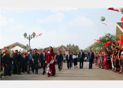 Quyền Chủ tịch nước Võ Thị Ánh Xuân tham dự Ngày hội “Sắc Xuân trên mọi miền Tổ quốc” năm 2023 