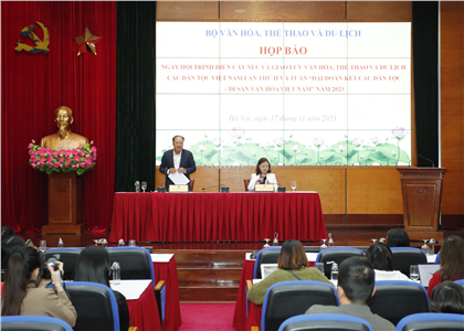 Họp báo Tuần “Đại đoàn kết các dân tộc - Di sản Văn hóa Việt Nam” năm 2023