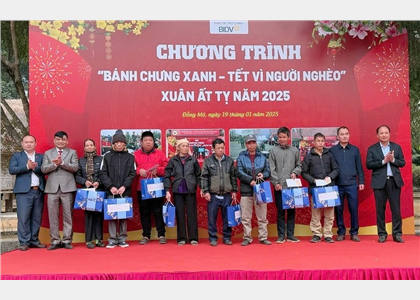  Ban Quản lý tổ chức Chương trình “Bánh chưng xanh - Tết vì người nghèo